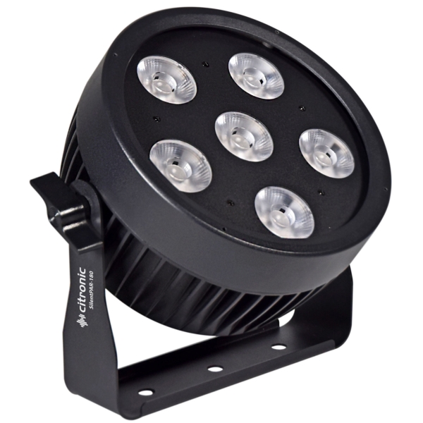 Citronic SilentPAR-180 RGBWA+UV Silent LED PARCan, 6x 30W