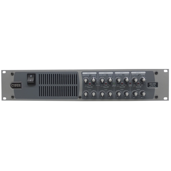 Cloud 46-240 Four Zone Integrated Mixer Amplifier, 4x 240W @ 4 Ohms or 70V / 100V Line