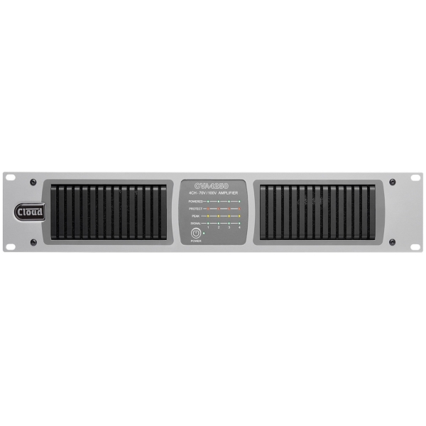 Cloud CVA4250 Energy Efficient Power Amplifier with DSP, 4x 250 W @ 4 Ohms or 70V / 100V Line