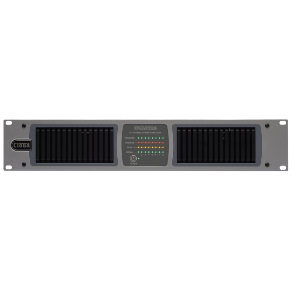 Cloud CVA8125 Energy Efficient Power Amplifier with DSP, 8x 125 W @ 4 Ohms or 70V / 100V Line