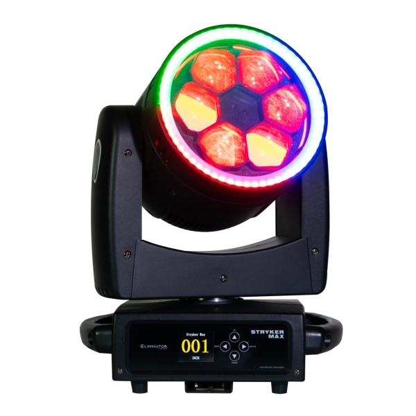 Eliminator Stryker Max RGBW LED Wash Moving Head, 6x 40W