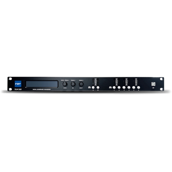 FBT DLM260 Digital Loudspeaker Management Processor with 2 Inputs, 6 Outputs