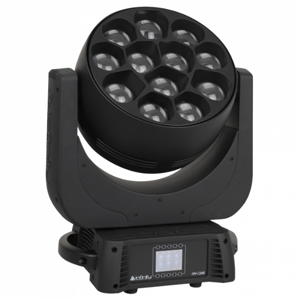 Infinity iW-1240 RDM RGBW LED Wash Moving Head, 12x 40W