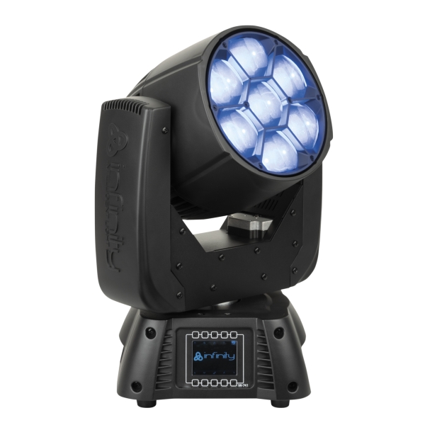 Infinity iW-741 RDM RGBW LED Wash Moving Head (5-Pin DMX), 7x 40W