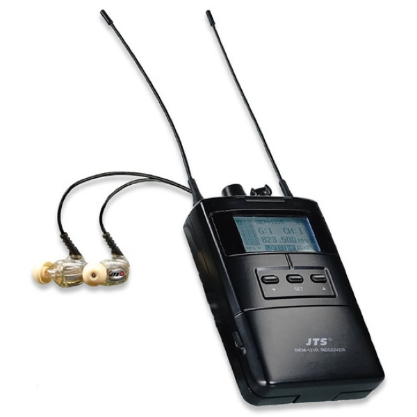 JTS SIEM-121R+IE-1 Mono In Ear Monitor Receiver (2.4GHz)