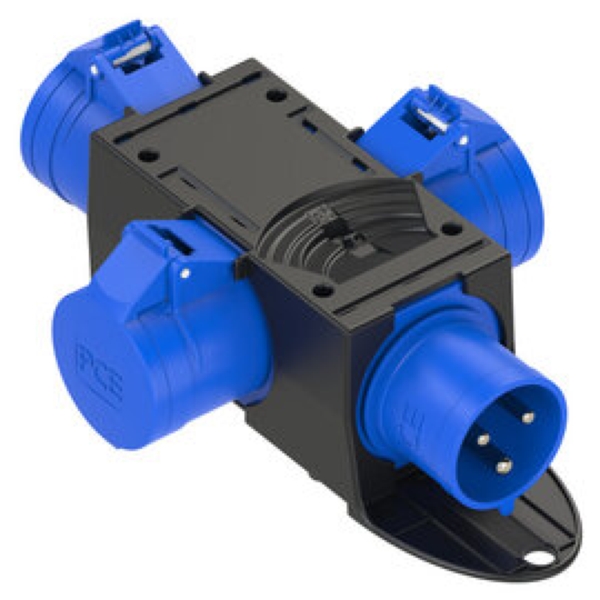 PCE 32A 230V 3-Way Adaptor - IP44