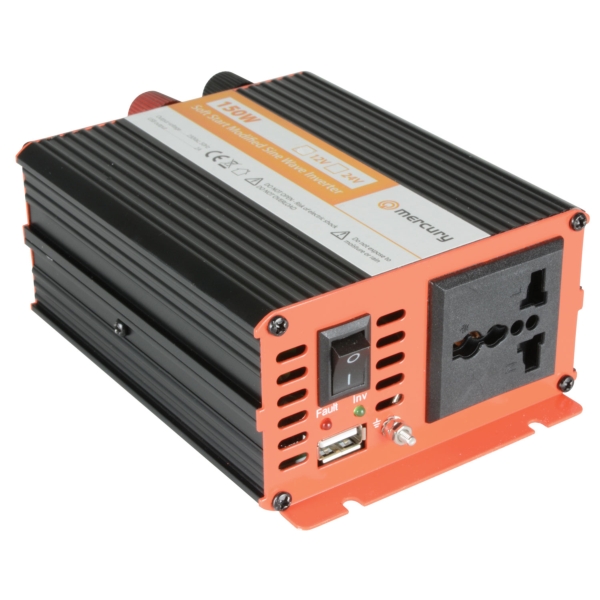 Mercury IMS150-12 12Vdc Modified Sine Wave Inverter, 150W