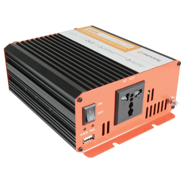 Mercury IMS600-12 12Vdc Modified Sine Wave Inverter, 600W