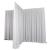 Wentex Pipe and Drape MGS Pleated Curtain, 3.3M (W) x 5M (H) - White - view 3