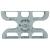 Showgear Levelling Clamp (Pair), Silver - 60kg - view 3