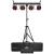 Chauvet DJ 4BAR LTBT ILS RGB LED Par Bar with Stand and Foot Controller, 12x 3W - view 1