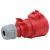 Red 16A C Form 415V 3P+N+E Socket (215-6) - view 2