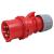 Red 16A C Form 415V 3P+N+E Plug (015-6) - view 1