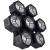 Citronic CosmoPAR COB LED RGBW PAR Cluster, 7x 40W - view 1