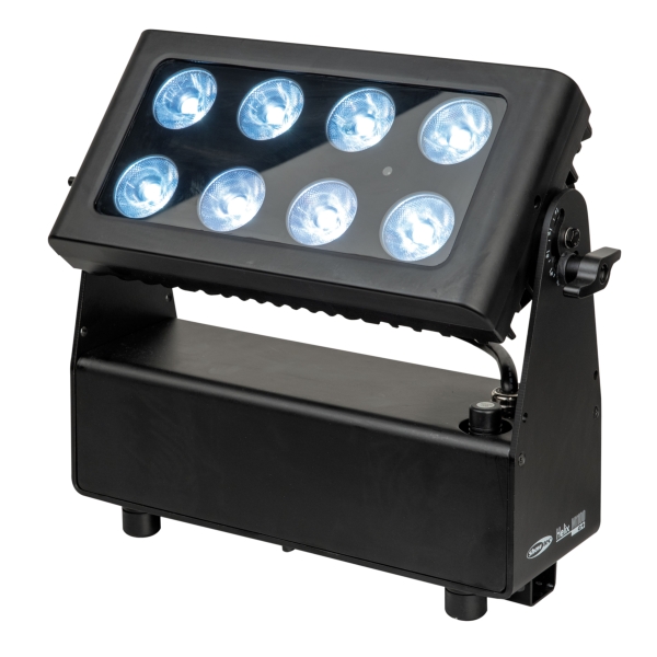 Showtec Helix M1100 Q4 Mobile RGBW Battery Powered LED Wash, 8x 10W - IP65 (CRMX & WDMX)