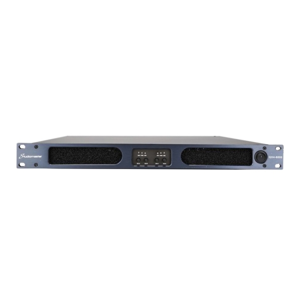 Studiomaster QX4-2600 4-Channel Power Amplifier, 4x 1100W @ 4 Ohms